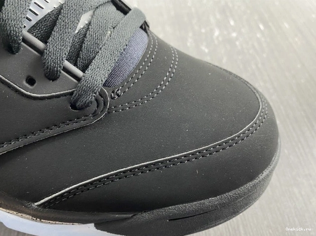 One Kick Black 5 Retro (2016) Jordan Metallic 845035-003 0731